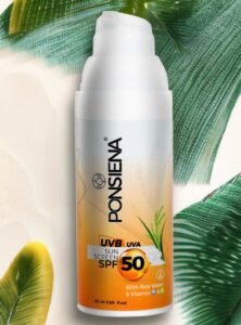 واقي الشمس PONSIENA: تركيبة طبيعية لبشرة صحية وشابة